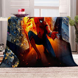 Load image into Gallery viewer, Spider-Man Pattern Blanket Flannel Throw Room Decoration