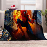 Load image into Gallery viewer, Spider-Man Pattern Blanket Flannel Throw Room Decoration