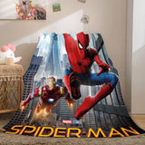 Laden Sie das Bild in den Galerie-Viewer, Spider Man Flanell-Fleecedecke