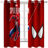 Load image into Gallery viewer, Spider Man Curtains Cosplay Blackout Window Treatments Drapes Room Decor