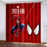 Load image into Gallery viewer, Spider Man Curtains Cosplay Blackout Window Treatments Drapes Room Decor