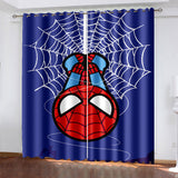 Load image into Gallery viewer, Spider Man Curtains Cosplay Blackout Window Treatments Drapes Room Decor