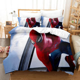 Load image into Gallery viewer, Spider Man Peter Parker Cosplay Quilt Bedding Set Duvet Cover Bed Sets