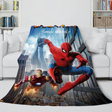 Carica l&#39;immagine nel visualizzatore Galleria, Coperta per cosplay Spiderman Coperta per trapunta in flanella in pile