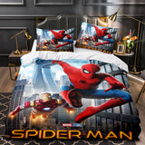 Load image into Gallery viewer, Spiderman Pattern Cosplay Bedding Set Quilt Covers