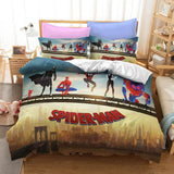 Load image into Gallery viewer, Spider Man Miles Morales Gwen Stacy Bedding Set Duvet Cover