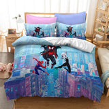 Load image into Gallery viewer, Spider Man Miles Morales Gwen Stacy Bedding Set Duvet Cover