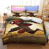 Load image into Gallery viewer, Spider Man Miles Morales Gwen Stacy Bedding Set Duvet Cover Bed Sets