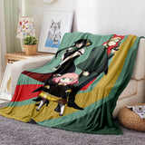 Load image into Gallery viewer, Spy x Family Flannel Fleece Blanket Throw Cosplay Blanket Decoration