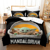 Load image into Gallery viewer, Star Wars Baby Yoda Cosplay Kids Bedding Set Duvet Cover Bed Sets