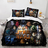 Laden Sie das Bild in den Galerie-Viewer, Bettwäsche-Set mit Star-Wars-Muster, Bettbezüge