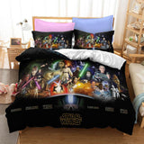 Laden Sie das Bild in den Galerie-Viewer, Star Wars Skywalker UK Bettwäsche-Set Bettbezug Bett-Sets