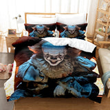 Laden Sie das Bild in den Galerie-Viewer, Stephen King&#39;s It Joker Cosplay Bettwäsche-Set Quilt Bettbezug Bett-Sets