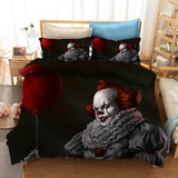 Laden Sie das Bild in den Galerie-Viewer, Stephen King&#39;s It Pennywise Joker Cosplay Bettwäsche-Set Bettbezug-Sets