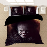 Laden Sie das Bild in den Galerie-Viewer, Stephen King&#39;s It Pennywise Joker Cosplay Bettwäsche-Set Bettbezug-Sets