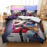 Carica l&#39;immagine nel visualizzatore Galleria, Birds of Prey Harley Quinn Cosplay Set di biancheria da letto Set copripiumino trapuntato