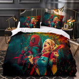 Load image into Gallery viewer, Suicide Squad Harley Quinn Deadpool Bedding Set Quilt Duvet Cover Sets
