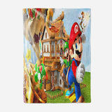 Load image into Gallery viewer, Super Mario Blanket Flannel Throw Room Decoration