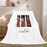 Load image into Gallery viewer, Super Star Justin Bieber Flannel Fleece Throw Blanket Cosplay Quilt