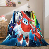 Load image into Gallery viewer, Super Wings Cosplay Flannel Fleece Throw Blanket Wrap Nap Blanket