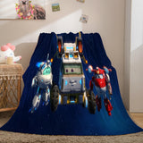 Load image into Gallery viewer, Super Wings Cosplay Flannel Fleece Throw Blanket Wrap Nap Blanket