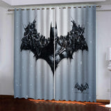 Load image into Gallery viewer, Superhero Batman Pattern Curtains Blackout Window Drapes
