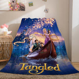 Load image into Gallery viewer, Tangled Blanket Pattern Flannel Throw Room Decoration