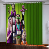 Load image into Gallery viewer, The Addams Family Pattern Curtains Blackout Window Drapes