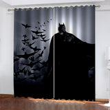 Laden Sie das Bild in den Galerie-Viewer, The Batman Vorhänge Cosplay Blackout Fenstervorhänge Raumdekoration