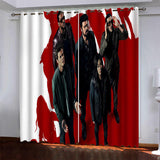 Load image into Gallery viewer, The Boys Curtains Pattern Blackout Window Drapes
