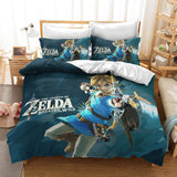 Laden Sie das Bild in den Galerie-Viewer, The Legend of Zelda Bettwäsche-Set Bettbezug-Bett-Sets