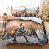 Laden Sie das Bild in den Galerie-Viewer, The Legend of Zelda Bettwäsche-Set Bettbezug-Bett-Sets
