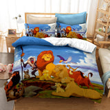 Laden Sie das Bild in den Galerie-Viewer, Der König der Löwen Cosplay UK Bettwäsche-Set Quilt Bettbezug Bettwäsche-Sets