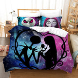 Laden Sie das Bild in den Galerie-Viewer, The Nightmare Before Christmas Bettwäsche-Set UK Bettbezug Bett-Sets