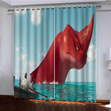 Load image into Gallery viewer, The Sea Beast Curtains Blackout Window Drapes