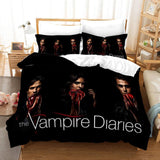 Carica l&#39;immagine nel visualizzatore Galleria, Set biancheria da letto The Vampire Diaries Set copripiumini britannici