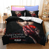 Carica l&#39;immagine nel visualizzatore Galleria, Set biancheria da letto The Vampire Diaries Set copripiumini britannici