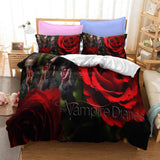 Carica l&#39;immagine nel visualizzatore Galleria, Set biancheria da letto The Vampire Diaries Set copripiumini britannici