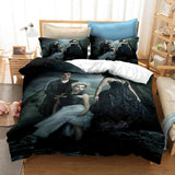 Laden Sie das Bild in den Galerie-Viewer, The Vampire Diaries Bettwäsche-Set UK Bettbezüge Bett-Sets