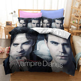 Laden Sie das Bild in den Galerie-Viewer, The Vampire Diaries Cosplay UK Bettwäsche-Set Bettdeckenbezüge Bett-Sets
