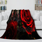 Laden Sie das Bild in den Galerie-Viewer, The Vampire Diaries Rote Rose Flanelldecke