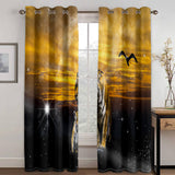Load image into Gallery viewer, Tiger Curtains Blackout Window Treatments Drapes for Room Decoration