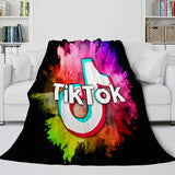 Laden Sie das Bild in den Galerie-Viewer, TikTok Cosplay-Decke Tik Tok Flanell-Fleece-Decke Überwurfdecken