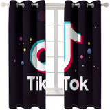 Load image into Gallery viewer, Tiktok Curtains Blackout Window Treatments Drapes for Room Decoration