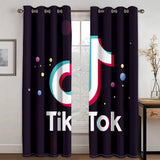 Load image into Gallery viewer, Tiktok Curtains Blackout Window Treatments Drapes for Room Decoration