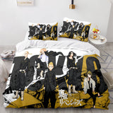 Laden Sie das Bild in den Galerie-Viewer, Tokyo Revengers Cosplay UK Bettwäsche-Set Quilt Bettbezug Bett-Sets