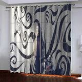 Load image into Gallery viewer, Tokyo Revengers Pattern Curtains Blackout Window Drapes