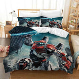 Laden Sie das Bild in den Galerie-Viewer, Transformers Optimus Prime Bettwäsche-Set Bettbezug Bettsets
