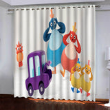 Load image into Gallery viewer, Twirlywoos Curtains Pattern Blackout Window Drapes