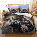 Laden Sie das Bild in den Galerie-Viewer, Venom 2 Cosplay UK Bettwäsche-Set Quilt Bettbezug Bettwäsche-Sets